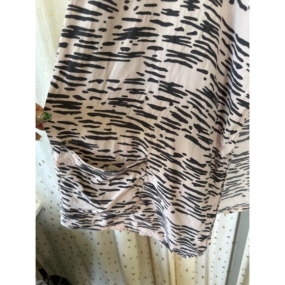 Vila Clothes Animal Print Inspired Quarter Sleeve Square Pockets Open Cardigan L - Picture 4 of 6